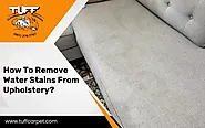 6 Easy Steps To Remove Water Stains From Upholstery