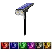 Solar Led Spot Lights For Garden Outdoor Home Landscape Decoration Light, Waterproof ( RGB )