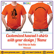 Customized Kawad T-shirts with Your Design/Name