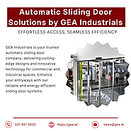 Automatic Sliding Door Solutions by GEA Industrials