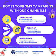 Enhance Your SMS Campaigns with SMSGatewayCenter’s Connectivity Channels – SMS Gateway Center