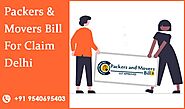 100% Valid GST Packers and Movers Bill For Claim Delhi