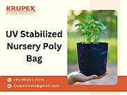 UV Stabilized Nursery Poly Bags Manufacturer | Krupex India - Premium Quality