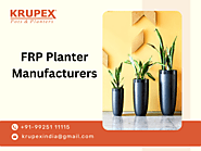 Top FRP Planter Manufacturers: Premium Quality by KrupexIndia