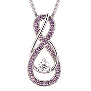 Shop the June Alexandrite Lavender Infinity Necklace Today!