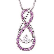 Unveil the Elegance of October with Our Pink Tourmaline Infinity Necklace