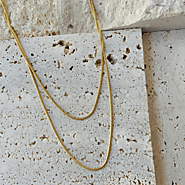 Shop our stunning Dainty Layered Duo Necklaces at AJLuxe Collection!