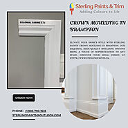 ⁠Crown Moulding in Brampton