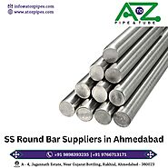 Top SS Round Bar Suppliers in Ahmedabad | Quality Stainless Steel by A to Z Pipes