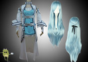 SAO ALO Undine Asuna Cosplay Costume + Wig