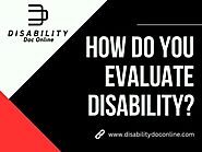 How Do You Evaluate Disability?