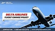 Delta Airlines Flights Change Policy