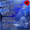 Thank You to Those Who Served & Those Who Serve