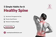 Simple Habits to Follow for a Healthy Spine