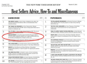 Enchantment hits the bestsellers lists