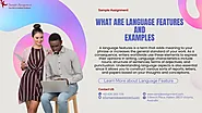 What are Language Features? Examples, Features & Types