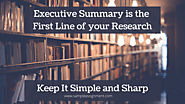 How To Write Executive Summary? Executive Summary Sample