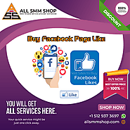 Buy Facebook Page Like - 100% Safe & US Verified Page Like