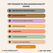 Top 7 Reasons To A Join A Business Analyst Course