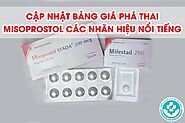 Cập nhật bảng giá phá thai misoprostol các nhãn hiệu nổi tiếng