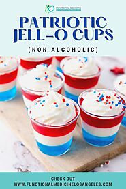 Patriotic Jell-O Cups (non alcoholic)