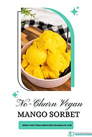 No-Churn Vegan Mango Sorbet