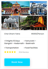 Char Dham Yatra package from Delhi and Haridwar