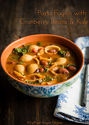 Pasta Fagioli with Cranberry Beans and Kale