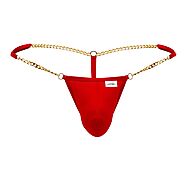 CandyMan 99586 Chain G-String Color Red | EricSaloDesign.com | $16.74