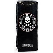 Death Wish Ground Coffee, The World's Strongest Coffee, Fair Trade and USDA Certified Organic - 16 Ounce Bag