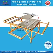 Folding Table Saw Machine With Two Cutters – Garnet India