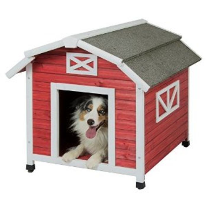 precision pet products outback log cabin dog house