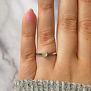 Dainty Opal Rings: Timeless Beauty