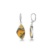 Elegant Bumble Bee Jasper Earrings