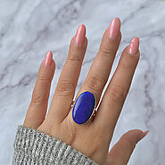 Lapis Statement Ring: Bold Blue Brilliance