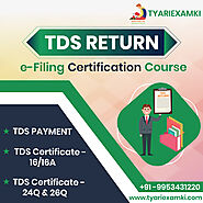 TDS Return E Filing Certification Course