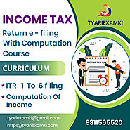 Income Tax Return E-Filing Course