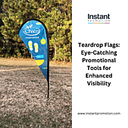 Teardrop Flags: Eye-Catching Promotional Tools for Enhanced Visibility