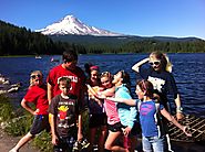 Family Camping On The Mount Hood