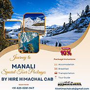 Manali Tour Packages: Affordable Options by Hire Himachal Cab!