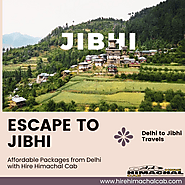 Book Your Delhi to Jibhi Cab Package with Hire Himachal Cab