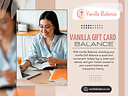 Vanilla Gift Card Balance