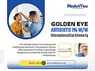 Golden Eye Antibiotic 1% ww Chloramphenicol Eye Ointment 4g