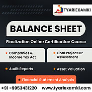 Balance sheet finalization course