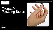 Women's Wedding Bands- Moissanite Craft