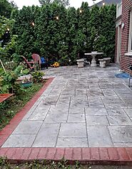 Stained concrete