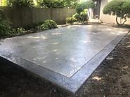 Stained concrete