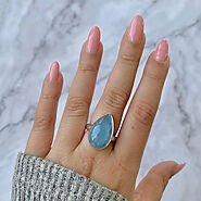 Buynow Aquamarine Rings Online at Sagacia Jewelry