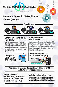 CD Insert Printing