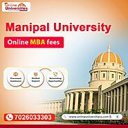 Manipal University Online MBA Fees